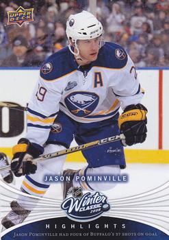 2008-09 Upper Deck - Winter Classic Highlights Jumbo #WAL10 Jason Pominville  Front