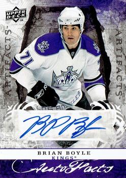2008-09 Upper Deck Artifacts - Auto-Facts #AF-BB Brian Boyle  Front