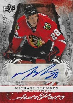 2008-09 Upper Deck Artifacts - Auto-Facts #AF-BL Michael Blunden  Front