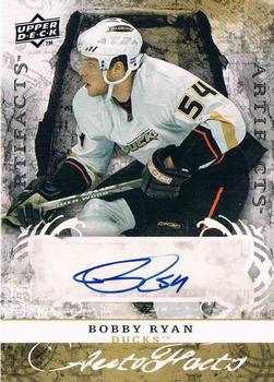 2008-09 Upper Deck Artifacts - Auto-Facts #AF-BR Bobby Ryan  Front