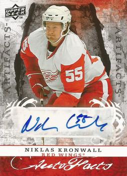 2008-09 Upper Deck Artifacts - Auto-Facts #AF-NK Niklas Kronwall  Front