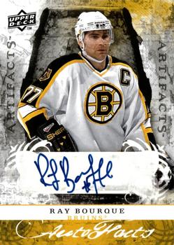 2008-09 Upper Deck Artifacts - Auto-Facts #AF-RB Ray Bourque  Front