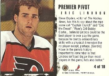 1995-96 Ultra - Premier Pivot #4 Eric Lindros Back