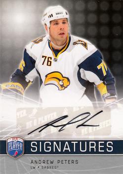 2008-09 Upper Deck Be a Player - Signatures #S-AP Andrew Peters Front