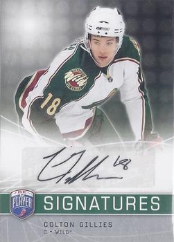 2008-09 Upper Deck Be a Player - Signatures #S-CG Colton Gillies Front