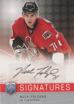 2008-09 Upper Deck Be a Player - Signatures #S-NF Nick Foligno Front
