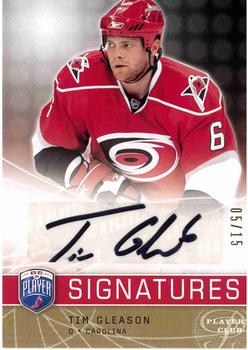2008-09 Upper Deck Be a Player - Signatures Player's Club #S-TG Tim Gleason  Front