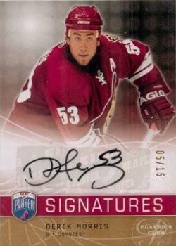 2008-09 Upper Deck Be a Player - Signatures Player's Club #S-MO Derek Morris  Front