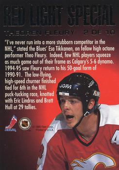 1995-96 Ultra - Red Light Special #2 Theoren Fleury Back