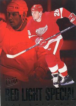 1995-96 Ultra - Red Light Special #9 Ray Sheppard Front