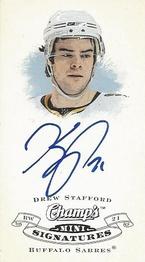 2008-09 Upper Deck Champ's - Mini Signatures #CS-SF Drew Stafford  Front
