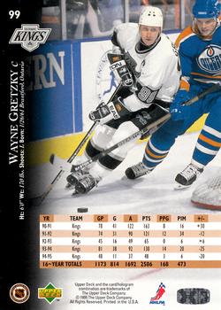 1995-96 Upper Deck #99 Wayne Gretzky Back