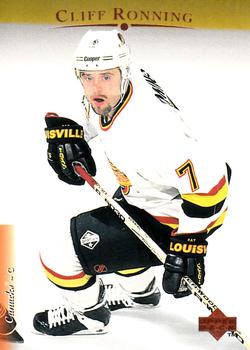1995-96 Upper Deck #102 Cliff Ronning Front