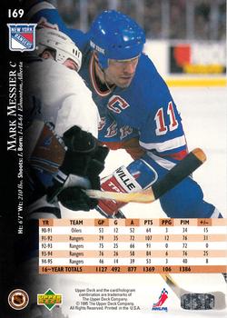 1995-96 Upper Deck #169 Mark Messier Back