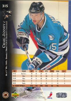 1995-96 Upper Deck #315 Craig Janney Back
