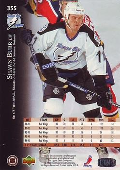 1995-96 Upper Deck #355 Shawn Burr Back