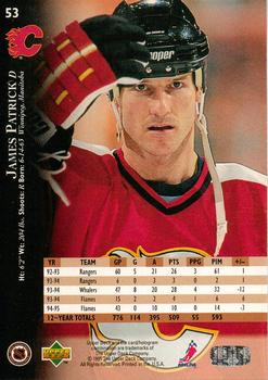 1995-96 Upper Deck #53 James Patrick Back