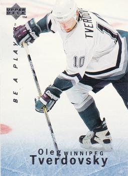 1995-96 Upper Deck Be a Player #61 Oleg Tverdovsky Front