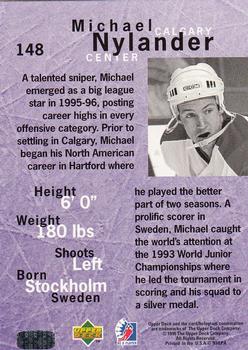 1995-96 Upper Deck Be a Player #148 Michael Nylander Back