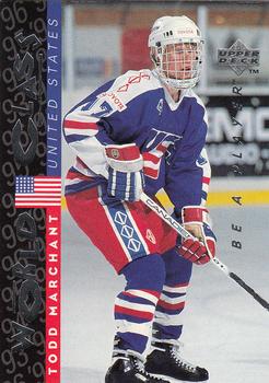 1995-96 Upper Deck Be a Player #190 Todd Marchant Front