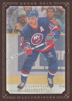 2008-09 Upper Deck Masterpieces - Brown #24 Pat LaFontaine Front