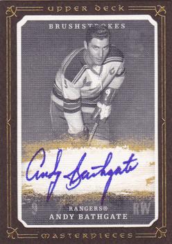 2008-09 Upper Deck Masterpieces - Brushstrokes Brown #MB-AB Andy Bathgate  Front
