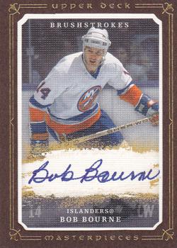 2008-09 Upper Deck Masterpieces - Brushstrokes Brown #MB-BB Bob Bourne  Front