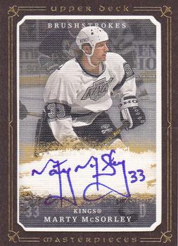 2008-09 Upper Deck Masterpieces - Brushstrokes Brown #MB-MM Marty McSorley  Front