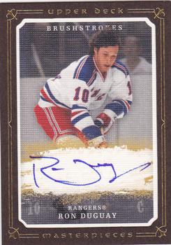 2008-09 Upper Deck Masterpieces - Brushstrokes Brown #MB-RD Ron Duguay  Front