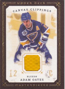 2008-09 Upper Deck Masterpieces - Canvas Clippings Brown #CC-AO1 Adam Oates  Front