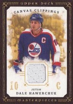 2008-09 Upper Deck Masterpieces - Canvas Clippings Brown #CC-DH Dale Hawerchuk  Front