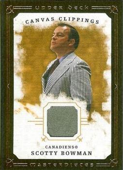 2008-09 Upper Deck Masterpieces - Canvas Clippings Brown #CC-SB2 Scotty Bowman  Front