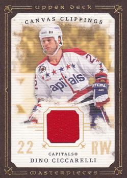 2008-09 Upper Deck Masterpieces - Canvas Clippings Brown #CC-DC2 Dino Ciccarelli  Front