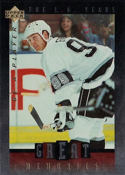 1995-96 Upper Deck Be a Player - Great Memories #GM06 Wayne Gretzky Front
