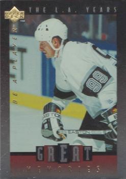 1995-96 Upper Deck Be a Player - Great Memories #GM07 Wayne Gretzky Front
