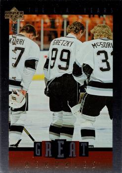 1995-96 Upper Deck Be a Player - Great Memories #GM09 Wayne Gretzky Front