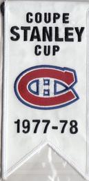 2008-09 Upper Deck Montreal Canadiens Centennial - Mini Banners #21 Stanley Cup 1977-78  Front