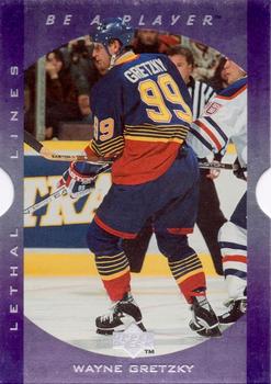 1995-96 Upper Deck Be a Player - Lethal Lines #LL2 Wayne Gretzky Front