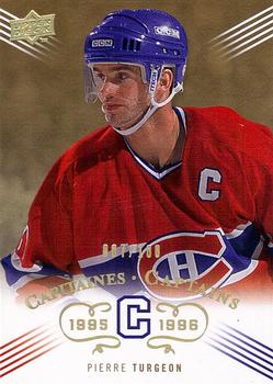 2008-09 Upper Deck Montreal Canadiens Centennial - Parallel 100 #225 Pierre Turgeon  Front
