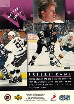 1995-96 Upper Deck - Freeze Frame #F2 Wayne Gretzky Back