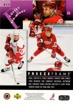1995-96 Upper Deck - Freeze Frame #F17 Paul Coffey Back