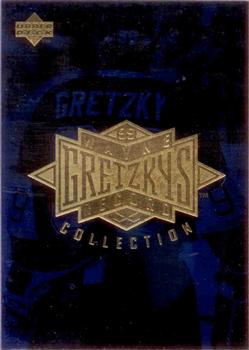 1995-96 Upper Deck - Wayne Gretzky's Record Collection #NNO Upper Deck Header / Checklist Front