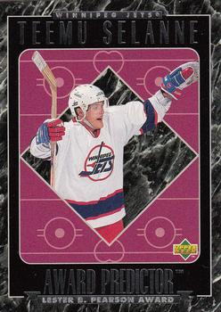  (CI) Teemu Selanne Hockey Card 2001-02 Upper Deck MVP
