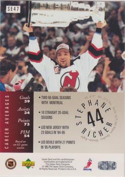 1995-96 Upper Deck - Special Edition #SE47 Stephane Richer Back