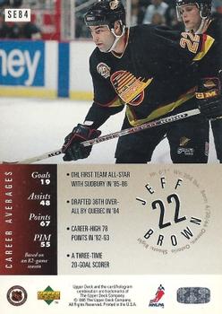 1995-96 Upper Deck - Special Edition #SE84 Jeff Brown Back