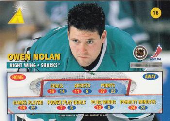 1995-96 Zenith #16 Owen Nolan Back