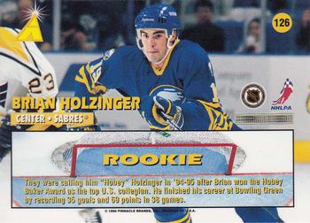 1995-96 Zenith #126 Brian Holzinger Back