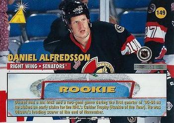 1995-96 Zenith #149 Daniel Alfredsson Back
