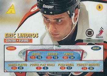 1995-96 Zenith #6 Eric Lindros Back