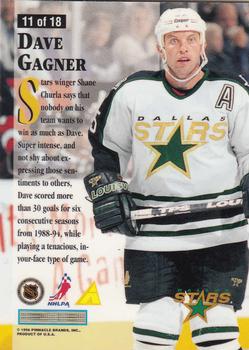 1995-96 Zenith - Gifted Grinders #11 Dave Gagner Back